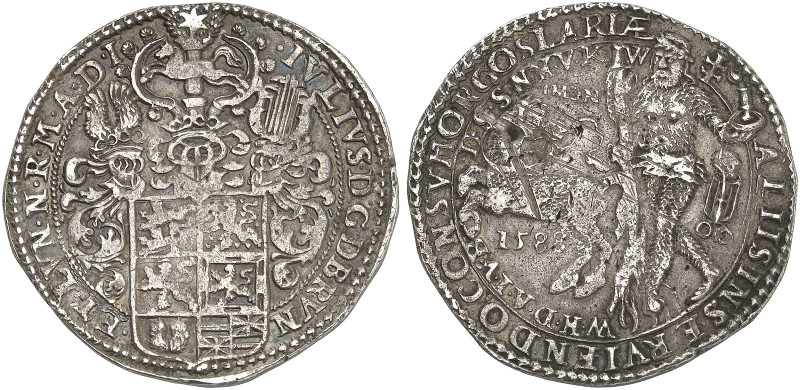 Julius, 1568-1589. 

1/2 Taler 1588, Goslar, "Halber Brillentaler". Welter 587...