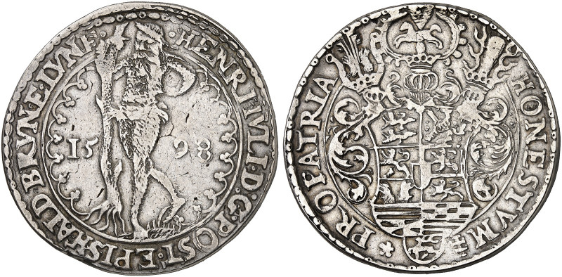 Heinrich Julius, 1589-1613. 

Taler 1598, Goslar. Dav. 9076, Welter 637 ss