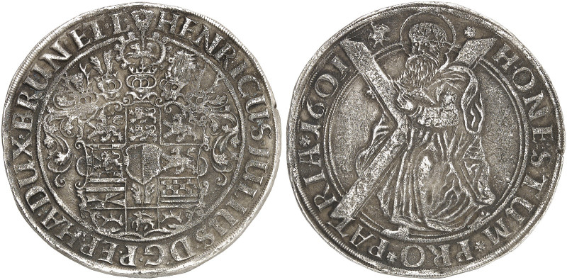 Heinrich Julius, 1589-1613. 

Taler 1601, Andreasberg, Ausbeute der Grube St. ...
