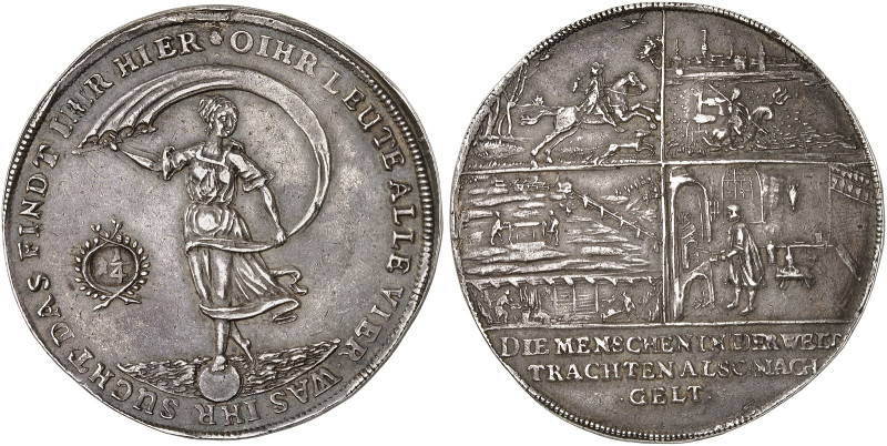 Friedrich Ulrich, 1613-1634. 

Löser zu 1 1/4 Taler o. J. (1622, mit Wertpunze...