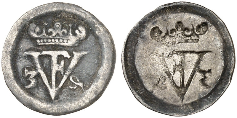 Friedrich Ulrich, 1613-1634. 

Einseitiger 3 Pfennig o. J., Clausthal. Welter ...