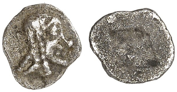 GRIECHISCHE MÜNZEN. THRAKISCHE INSELN. - Samothrake. 

Hemiobol, 500-465 v. Ch...