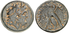 GRIECHISCHE MÜNZEN.  PTOLEMÄERREICH.  Ptolemaios VI. Philometor, 180 - 145 v. Chr., unter dem Vormund Eulaios, 176 - 170 v. Chr.  