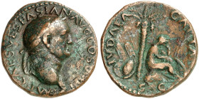 RÖMISCHE MÜNZEN.  RÖMISCHE KAISERZEIT.  Vespasianus, 69 - 79.  