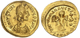 BYZANTINISCHE MÜNZEN.  Iustinianus I., 527 - 565.  