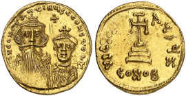 BYZANTINISCHE MÜNZEN.  Constans II., 641 - 668.  