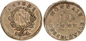 EUROPA.  BELGIEN.  - ANTWERPEN.  Napoléon I., 1804-1814.  