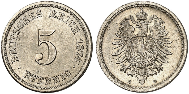 J. 3, EPA 17. 

5 Pfennig 1874 D. St