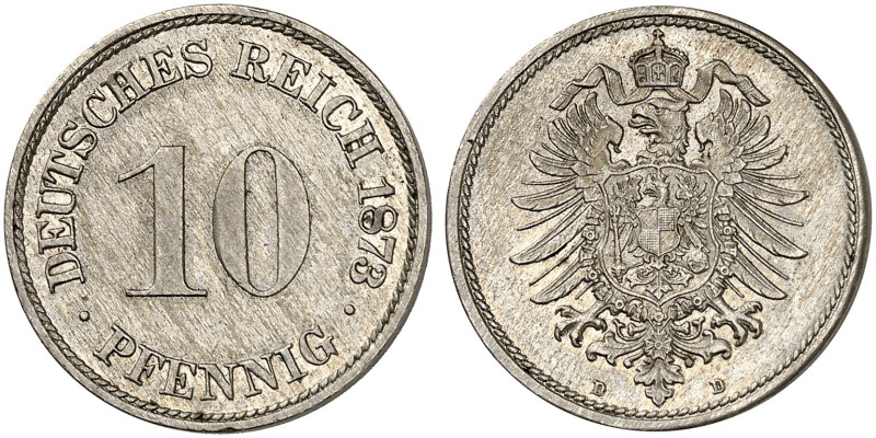 J. 4, EPA 27. 

10 Pfennig 1873 D. f. St