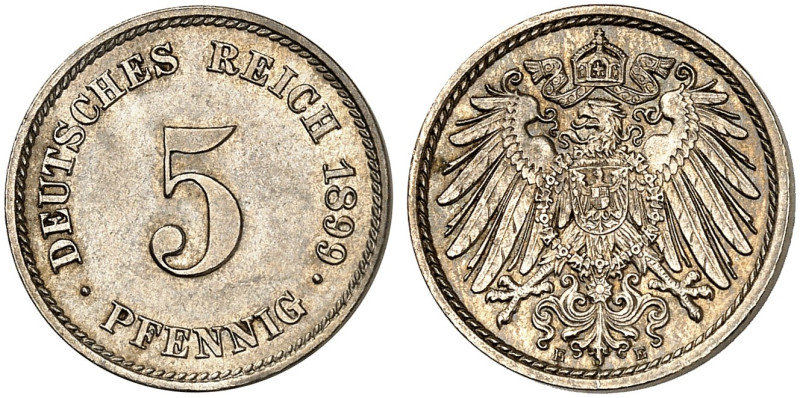 J. 12, EPA 18. 

5 Pfennig 1899 E. R ! St