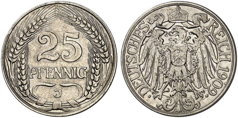 J. 18, EPA 43. 

25 Pfennig 1909 J. RR ! vz