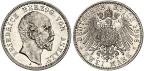 ANHALT.  Friedrich I., 1871-1904.  J. 20, EPA 2/2  