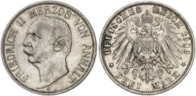 ANHALT.  Friedrich II., 1904-1918.  J. 23, EPA 3/1  