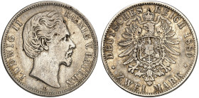 BAYERN.  Ludwig II., 1864-1886.  J. 41, EPA 2/11  