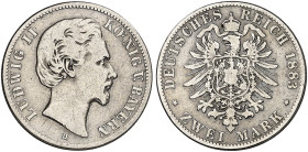 BAYERN.  Ludwig II., 1864-1886.  J. 41, EPA 2/11  