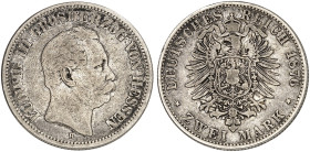 HESSEN.  Ludwig III., 1848-1877.  J. 66, EPA 2/19  