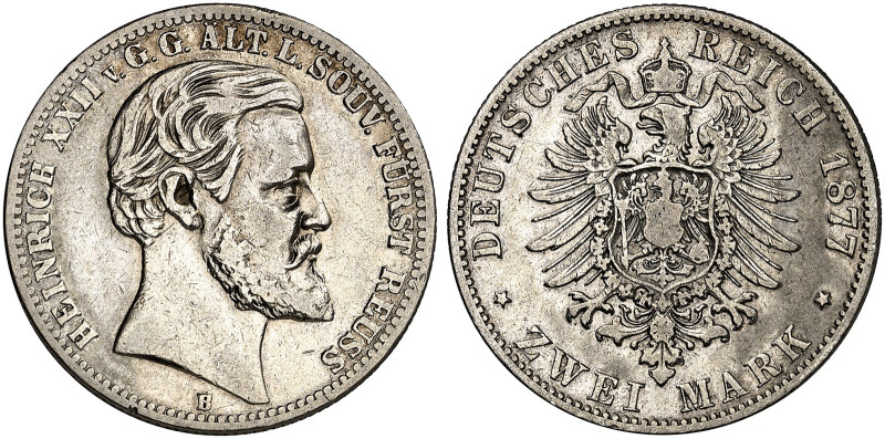 REUSS. - Ältere Linie. Heinrich XXII., 1859-1902. J. 116, EPA 2/43 

2 Mark 18...