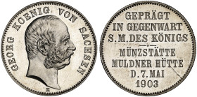 SACHSEN.  Georg, 1902-1904.  J. 131, EPA 2/52  