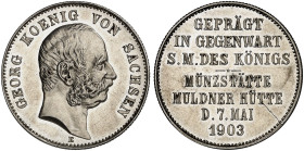SACHSEN.  Georg, 1902-1904.  J. 131, EPA 2/52  
