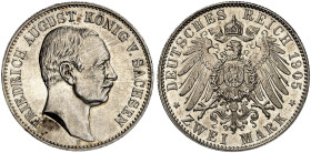 SACHSEN.  Friedrich August III., 1904-1918.  J. 134, EPA 2/54  