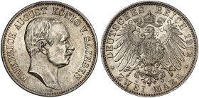 SACHSEN.  Friedrich August III., 1904-1918.  J. 134, EPA 2/54  