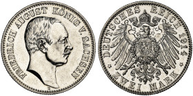 SACHSEN.  Friedrich August III., 1904-1918.  J. 134, EPA 2/54  