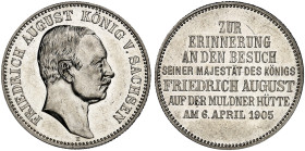 SACHSEN.  Friedrich August III., 1904-1918.  J. 137, EPA 2/55  