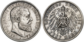SACHSEN - COBURG - GOTHA.  Alfred, 1893-1900.  J. 146, EPA 5/50  