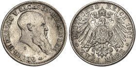 SACHSEN - MEININGEN.  Georg II., 1866-1914.  J. 149, EPA 2/60  