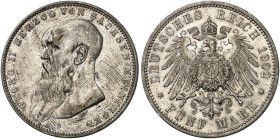 SACHSEN - MEININGEN.  Georg II., 1866-1914.  J. 153a, EPA 5/53  