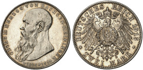 SACHSEN - MEININGEN.  Georg II., 1866-1914.  J. 154, EPA 2/63  