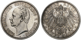 SACHSEN - WEIMAR - EISENACH.  Carl Alexander, 1853-1901.  J. 156, EPA 2/64  
