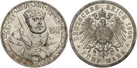 SACHSEN - WEIMAR - EISENACH.  Wilhelm Ernst, 1901-1918.  J. 161, EPA 5/56  
