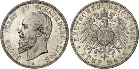 SCHAUMBURG - LIPPE.  Georg, 1893-1911.  J. 165, EPA 5/57  
