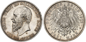 SCHAUMBURG - LIPPE.  Georg, 1893-1911.  J. 166, EPA 3/33  