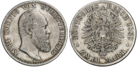 WÜRTTEMBERG.  Karl, 1864-1891.  J. 172, EPA 2/73  