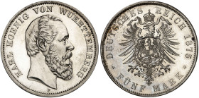 WÜRTTEMBERG.  Karl, 1864-1891.  J. 173, EPA 5/59  