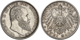 WÜRTTEMBERG.  Wilhelm II., 1891-1918.  J. 174, EPA 2/74  