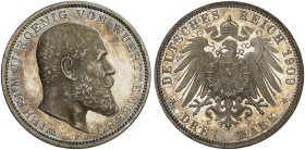 WÜRTTEMBERG.  Wilhelm II., 1891-1918.  J. 175, EPA 3/35  