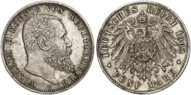 WÜRTTEMBERG.  Wilhelm II., 1891-1918.  J. 176, EPA 5/60  