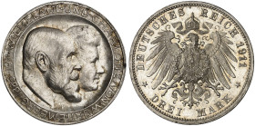 WÜRTTEMBERG.  Wilhelm II., 1891-1918.  J. 177b, EPA 3/37  