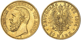 BADEN.  Friedrich I., 1852-1907.  J. 187, EPA 20/5  