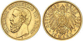BADEN.  Friedrich I., 1852-1907.  J. 188, EPA 10/4  