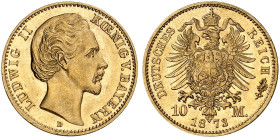 BAYERN.  Ludwig II., 1864-1886.  J. 193, EPA 10/7  