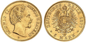 BAYERN.  Ludwig II., 1864-1886.  J. 195, EPA 5/78  