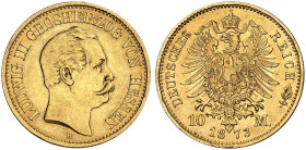 HESSEN.  Ludwig III., 1848-1877.  J. 213, EPA 10/17  