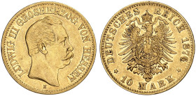 HESSEN.  Ludwig III., 1848-1877.  J. 216, EPA 10/18  