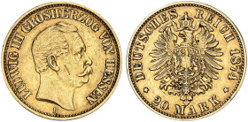 HESSEN.  Ludwig III., 1848-1877.  J. 217, EPA 20/17  