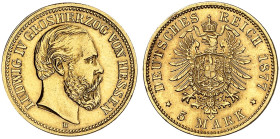 HESSEN.  Ludwig IV., 1877-1892.  J. 218, EPA 5/81  