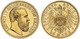 HESSEN.  Ludwig IV., 1877-1892.  J. 221, EPA 20/18  
